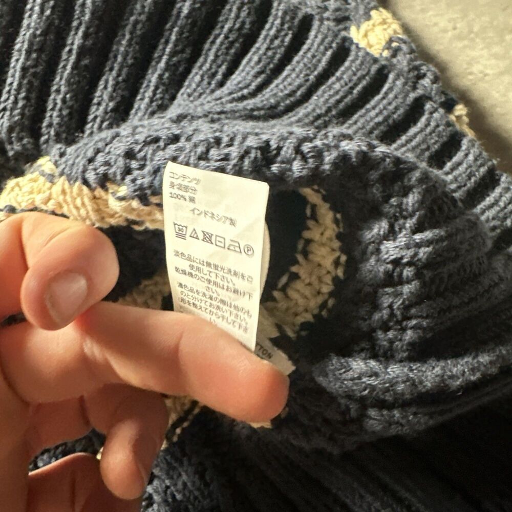 L.L. Bean signature heritage birdseye sweater, L R - Picture 4 of 5